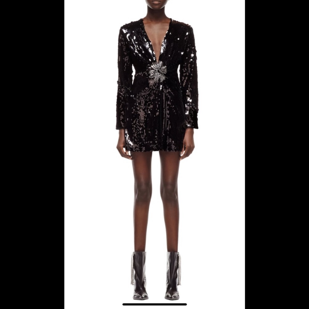 Zara limited edition sequin dress